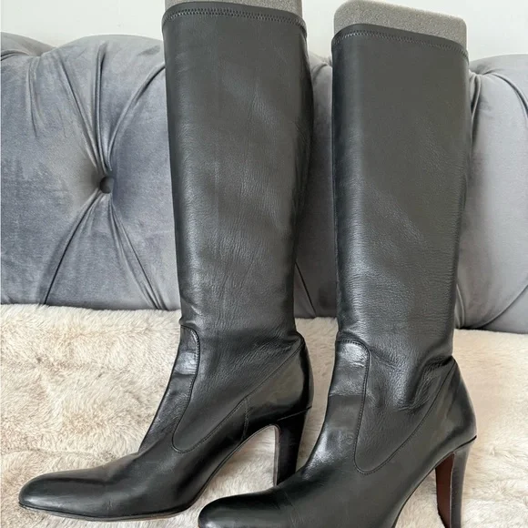 Cole Haan Black Knee Boots - Picture 7 of 15
